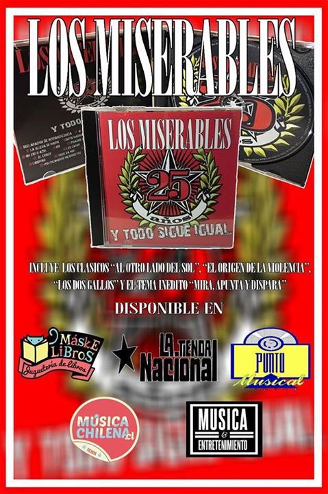 Lugares en los que pueden encontrar 25 años, y todo sigue igual!
#25AñosLosMiserables