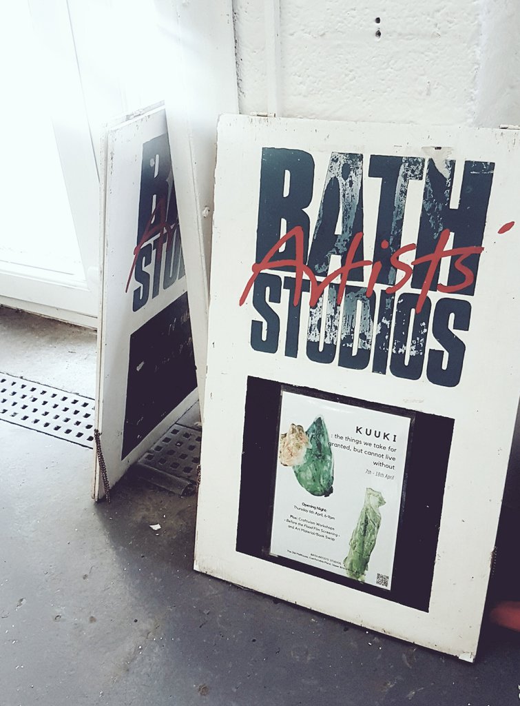 EllieMawby's tweet photo. Things are happening #kuuki : opening tomorrow night (6-8pm) @BathArtists ♡ https://t.co/lX5izs9ZB5