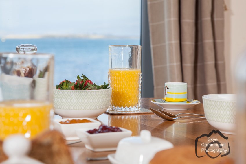 Breakfast Minikoi style. Another wonderful Skye B&amp;B is photographed by us for it's <a href="/Airbnb/">Airbnb</a> page