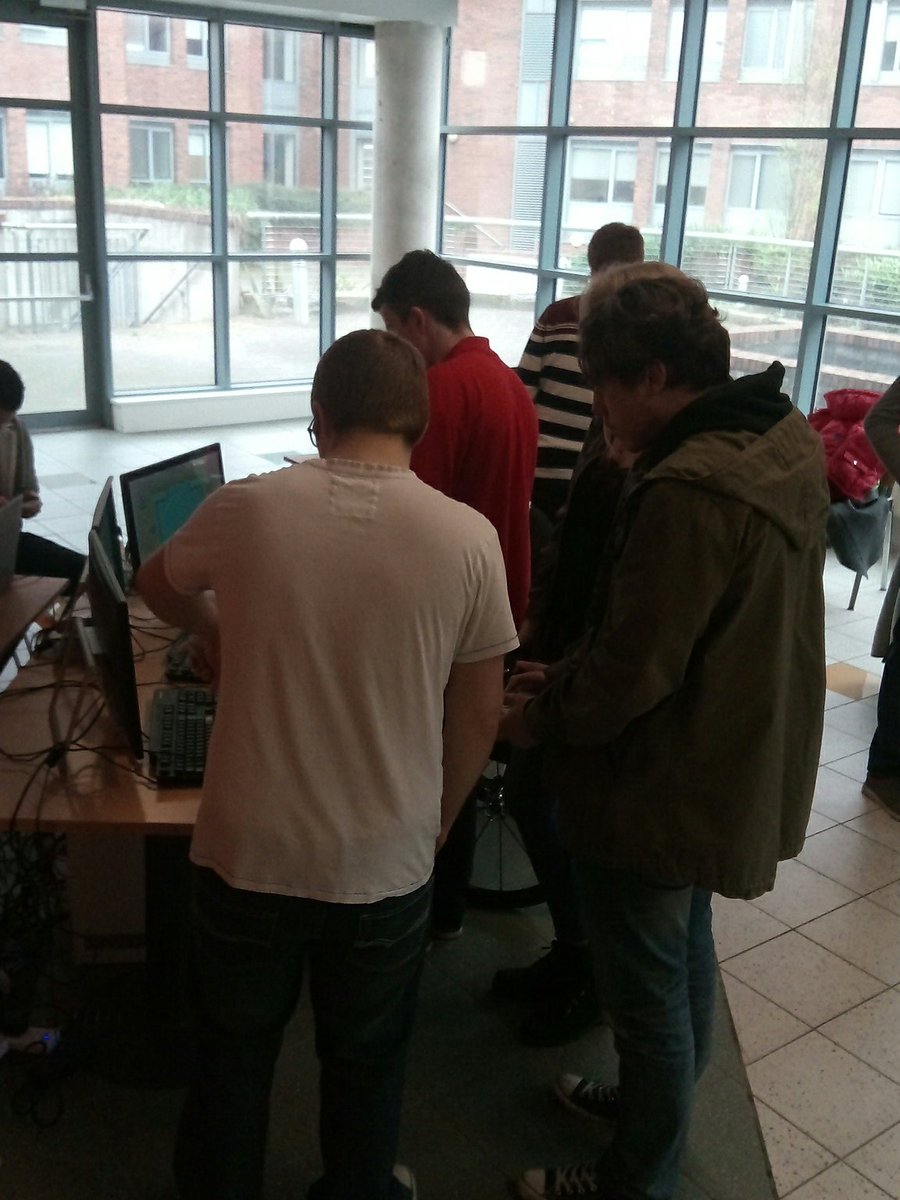 MuddyGames's tweet photo. @itcarlow students exhibiting games #sop17 today https://t.co/hjMasTInWO