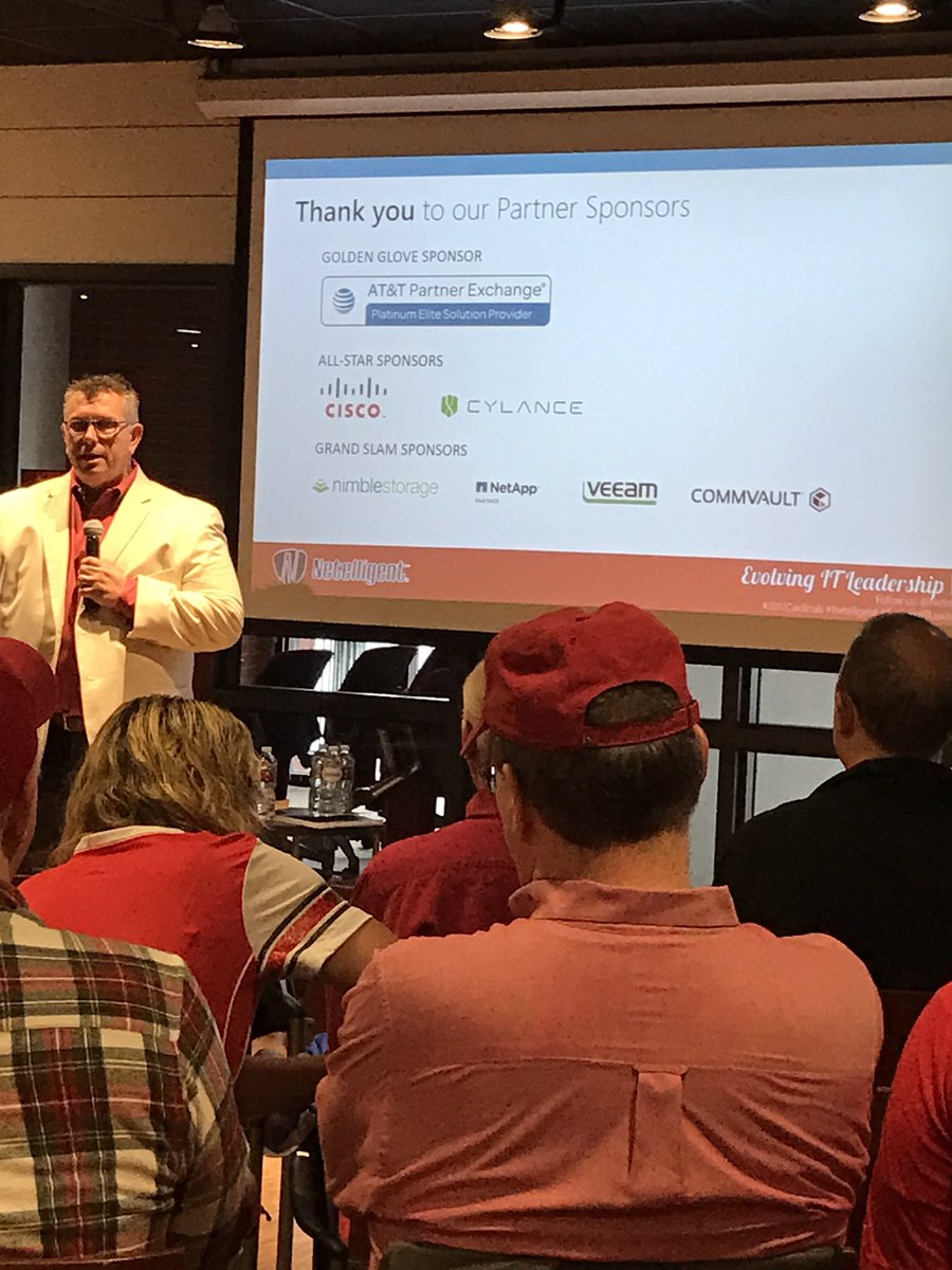 Netelligent's tweet photo. Thank you vendor partners! #openingday #2017Cardinals #Netelligent #evolvingITleadership https://t.co/WTQxFszTa1