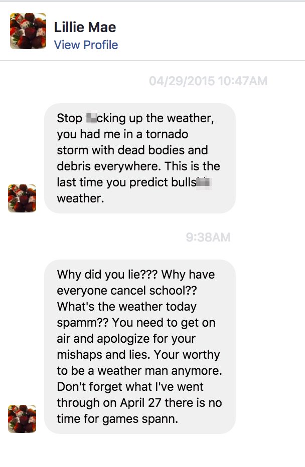 spann's tweet image. Thanks to “Lillie May” for the kind words this morning on Facebook. My world.