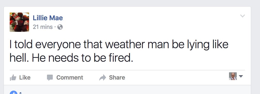 spann's tweet image. Thanks to “Lillie May” for the kind words this morning on Facebook. My world.