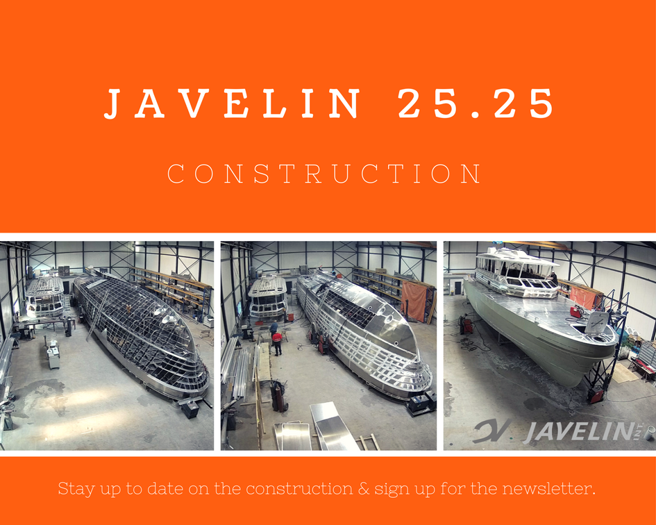 Sign up for our newsletter to stay up to date on the construction of #multipurpose #vessel Javelin 25.25 #survey  goo.gl/drcLpW