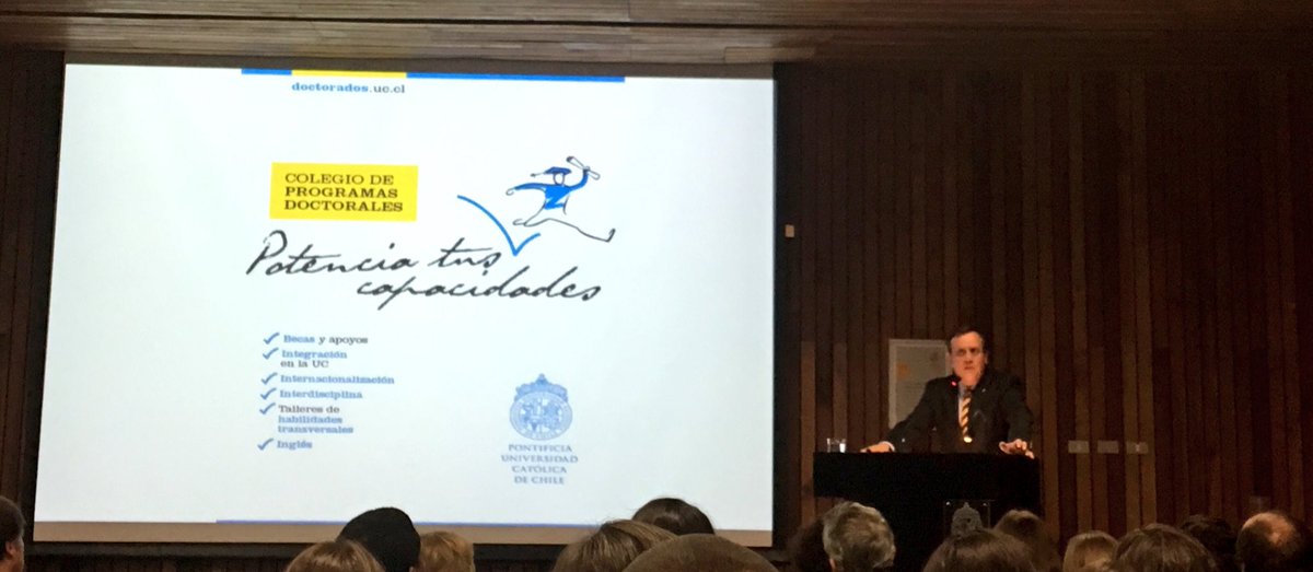 CADEPUC's tweet photo. Finaliza la Recepción Ignacio Sánchez, rector de la universidad. Señala que uno de los enfoques es potenciar el sentido de la comunidad https://t.co/q7iHG3oTz4