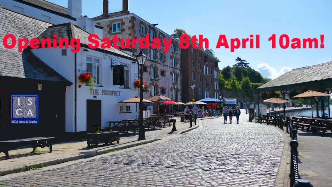 Opening Sat 8 April. Packed to the ancient beams with gorgeous art/crafts! <a href="/QuayPresents/">Quay Presents</a> <a href="/TheExeterDaily/">TheExeterDaily</a> <a href="/TheProspect1/">The Prospect, Exeter</a> <a href="/TheQuayExeter/">Quayside Exeter</a>