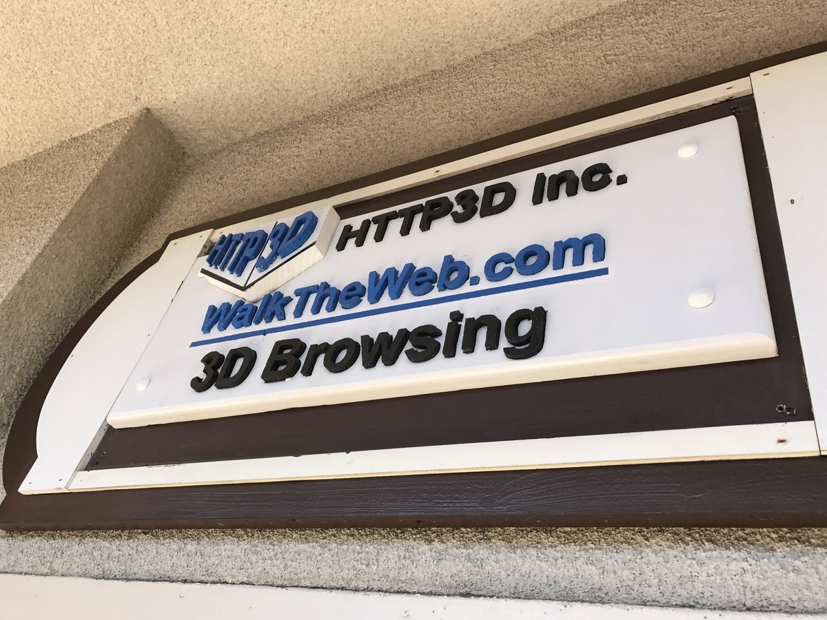 WalkTheWeb's tweet photo. My Dad made us a sign for our building! #greatestDad #signs #3DBrowsing #walktheweb https://t.co/5zlXLWHkvb