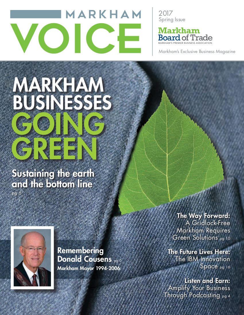 Our Spring 2017 issue is now available! To find out where you can pick up your FREE copy, visit markhamvoice.com