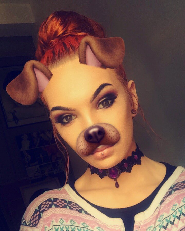 Kelsey123xxx's tweet photo. #selfie #dogfilter #snapchat #ginger #makeup #fleeking https://t.co/xyg7F8foxk