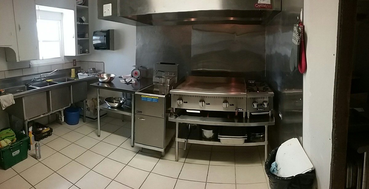 thepretzelshack's tweet photo. The commercial kitchen is finally operational! Can't wait to start cranking out some food! #ThePretzelShack https://t.co/MN8cYVOBuh
