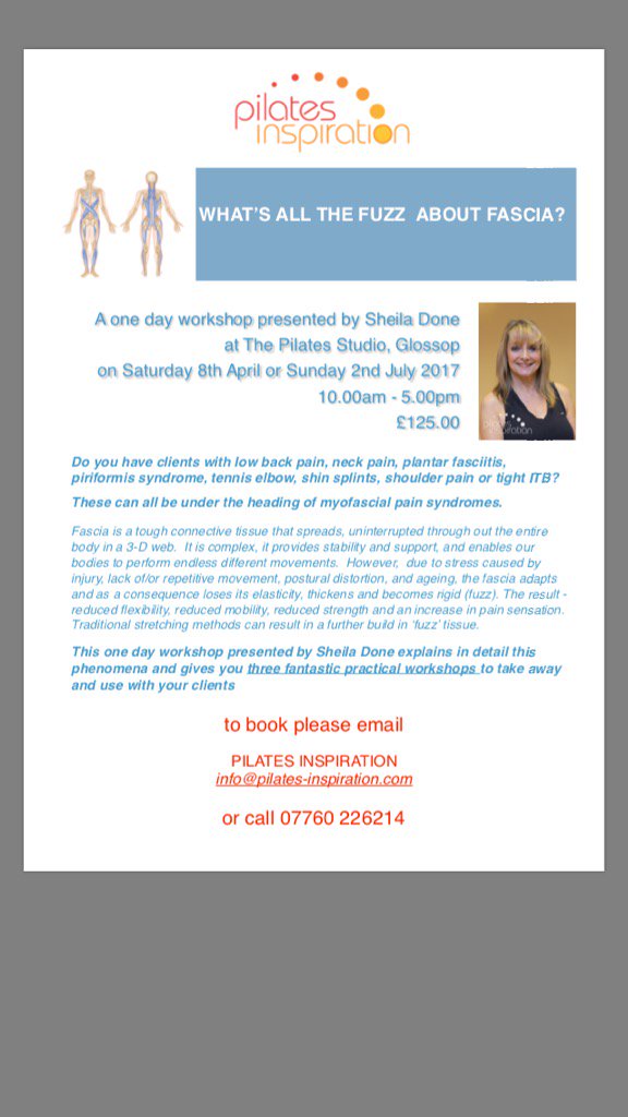sheb40's tweet image. On day workshop for those wanting to know more about Fascia.