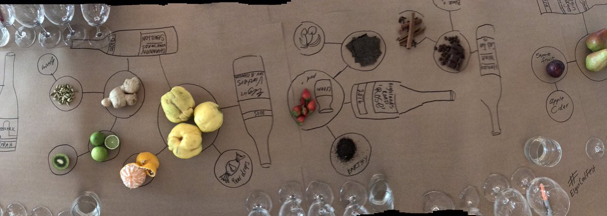 #elgincoolfest @WinesofElgin tasting table with <a href="/kgbwine/">Karen Glanfield</a> <a href="/Winbeebee/">Winnie Bowman, CWM</a> <a href="/spitorswallow/">Spit or Swallow</a> <a href="/wineconceptsSA/">Wine Concepts</a>