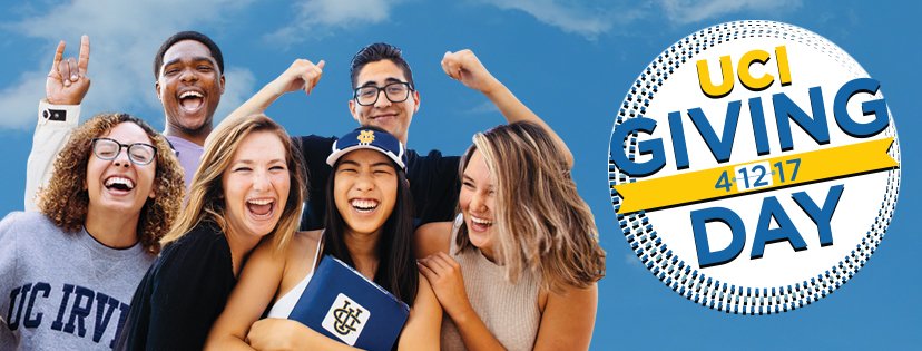 UC Irvine students benefit from scholarships raised over a 24-hour period for UCI Giving Day 4-12-17.