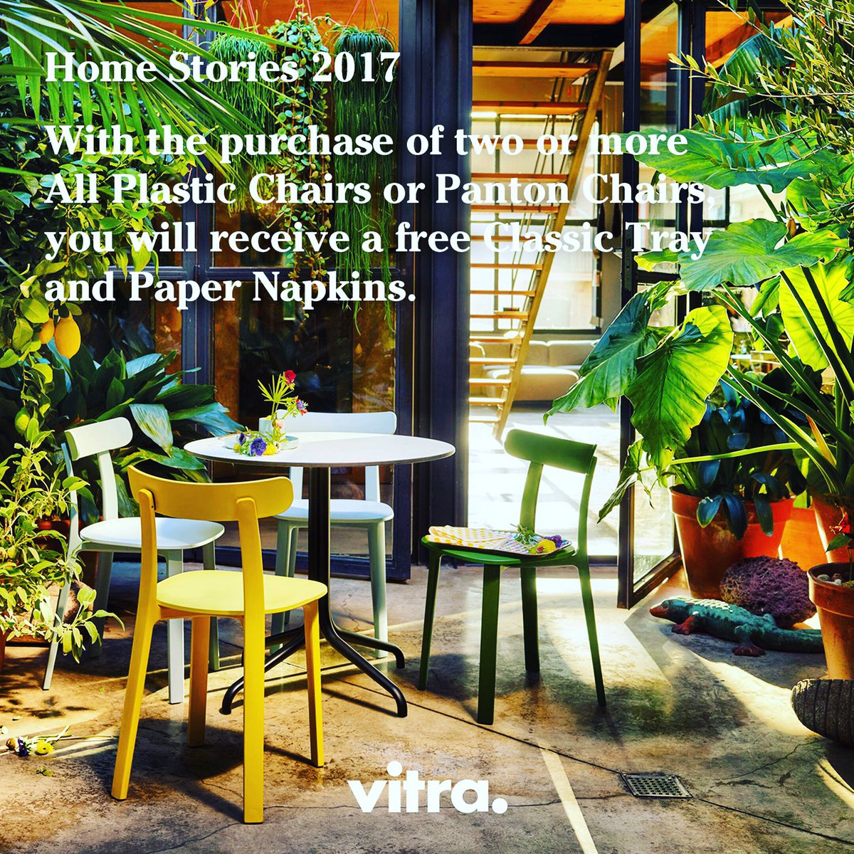Just in time for the summer months, comes the All Plastic Chair from Vitra! Designed by Jasper Morrison in 2016. <a href="/vitra/">Vitra</a> #design #vitra