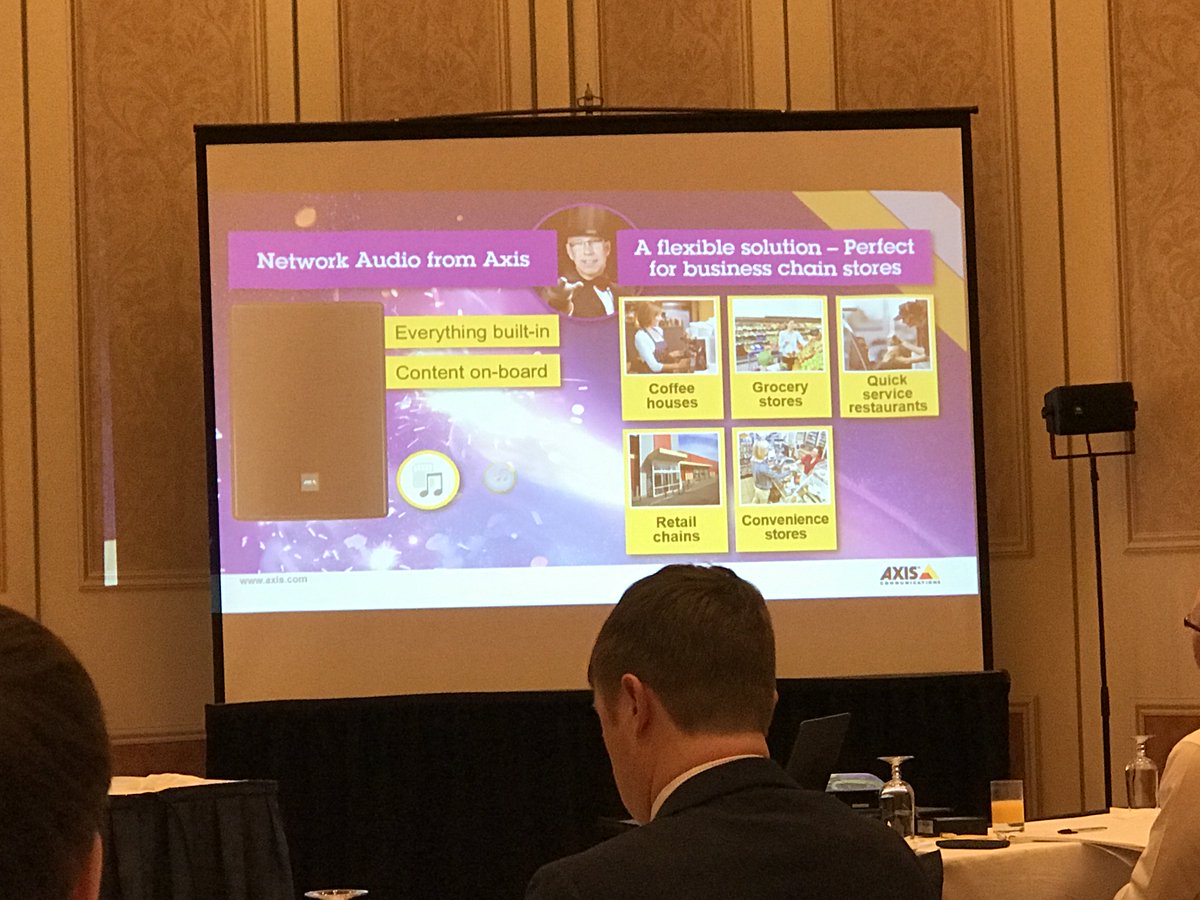 SecurToday's tweet image. A look at the new @AxisIPVideo network speaker. #ISCW17