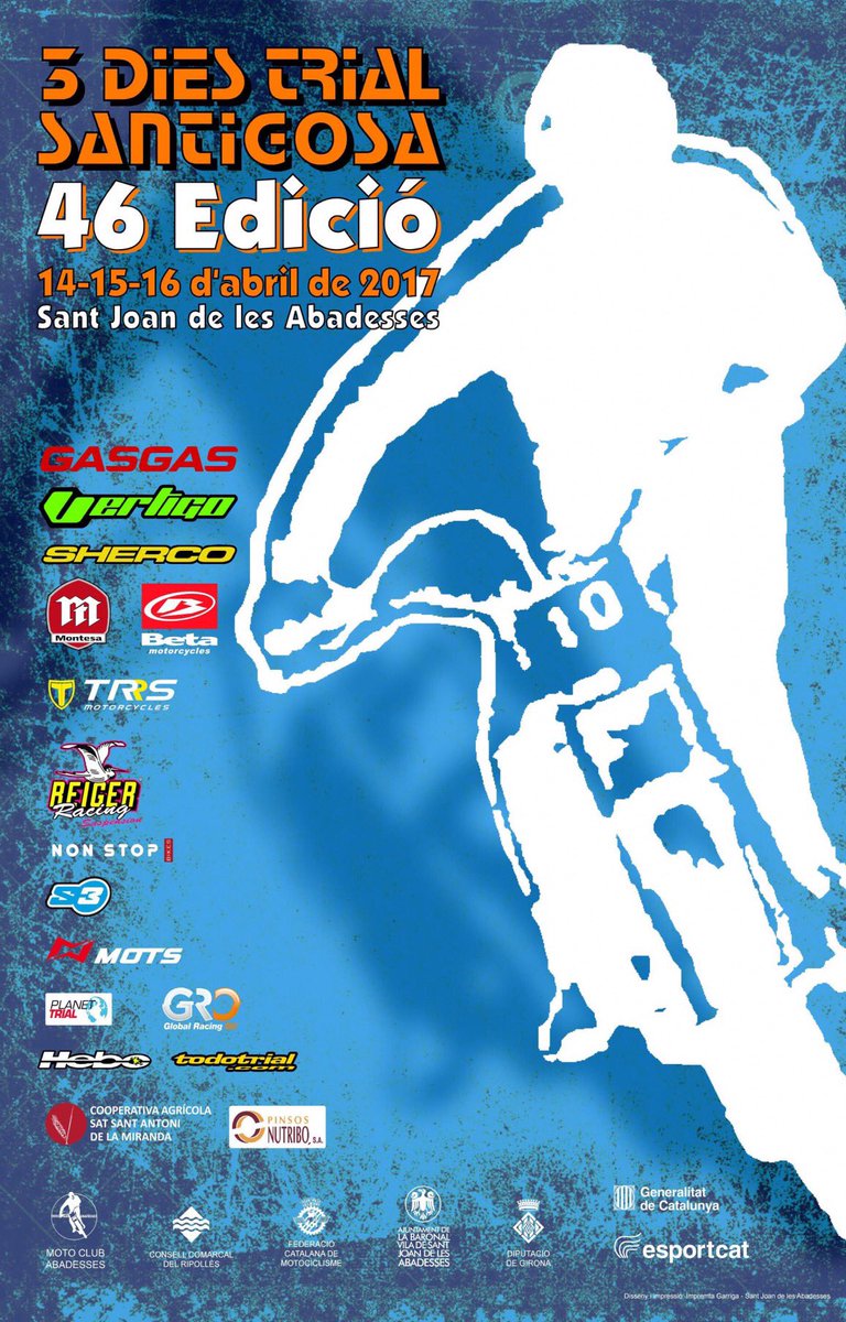 Todo listo para los 3 Días de Santigosa. #Trial en estado puro!
#3dts #santigosa