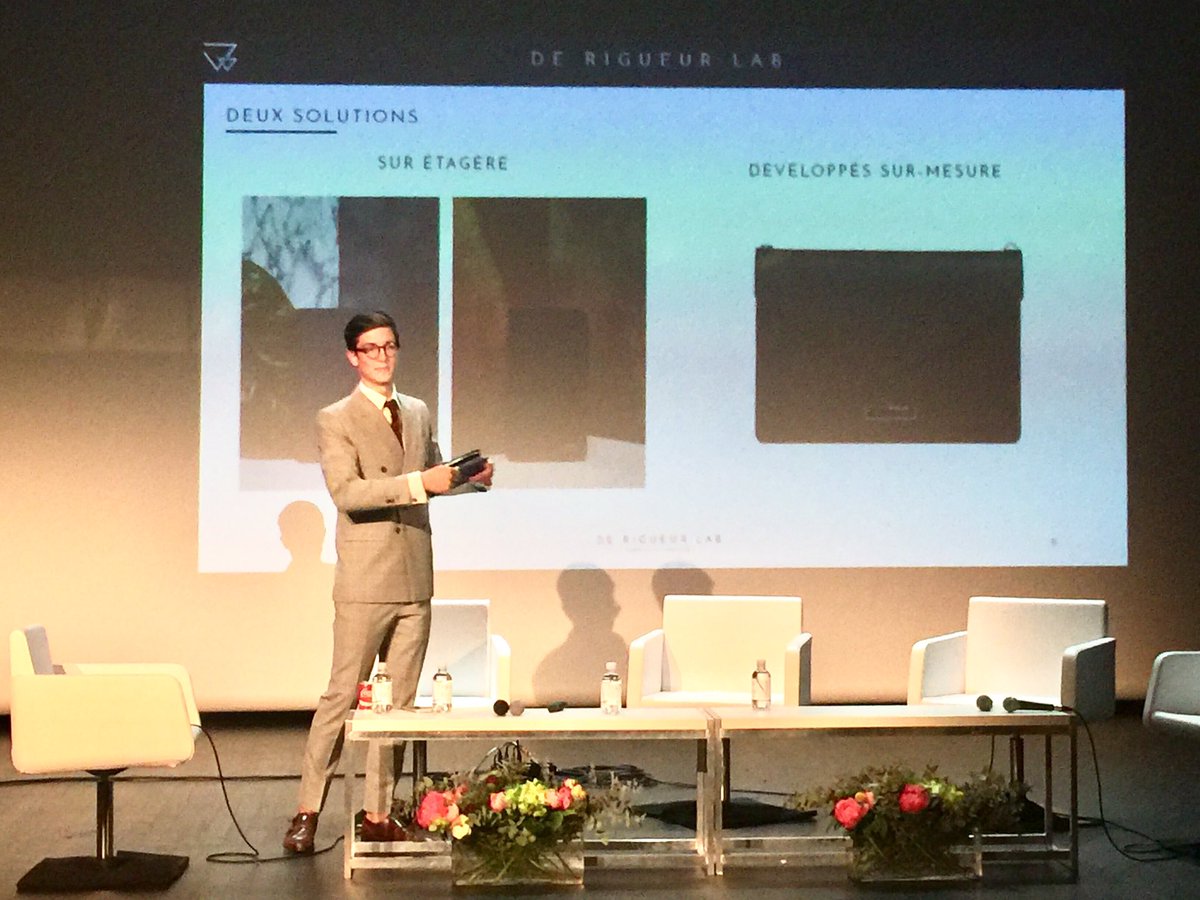 <a href="/AdrienDeslousP/">Adrien Deslous-Paoli</a> de @DeRigueurFR nous présente son #innovation à #SalonTraffic @IncubateurEdhec #incubateurEYE