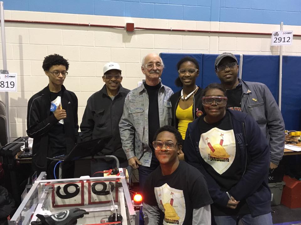  Team 2819 \"Dynamite\" Oxon Hill High School, wishes FRC founder Dean Kamen a Happy Birthday! 