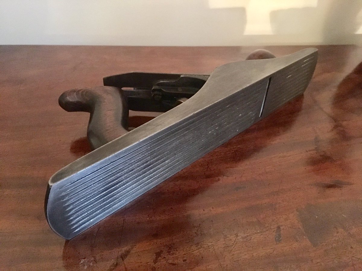 crisp_aj's tweet photo. #Hellstedt #number5 #jackplane #corigatedsole #Sweeden #southwold #antiques centre #Suffolk https://t.co/2uDnk9M8qY