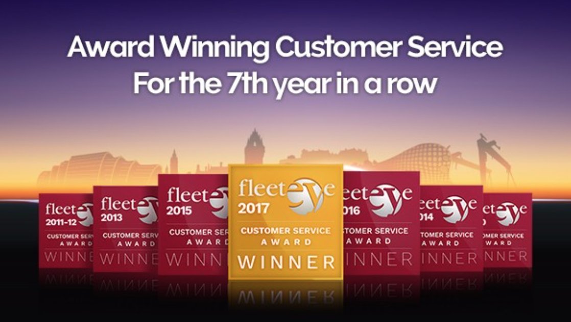 We have been voted us the UK’s top vehicle leasing and #fleet management company for service to customers in the 2017 Experteye awards.