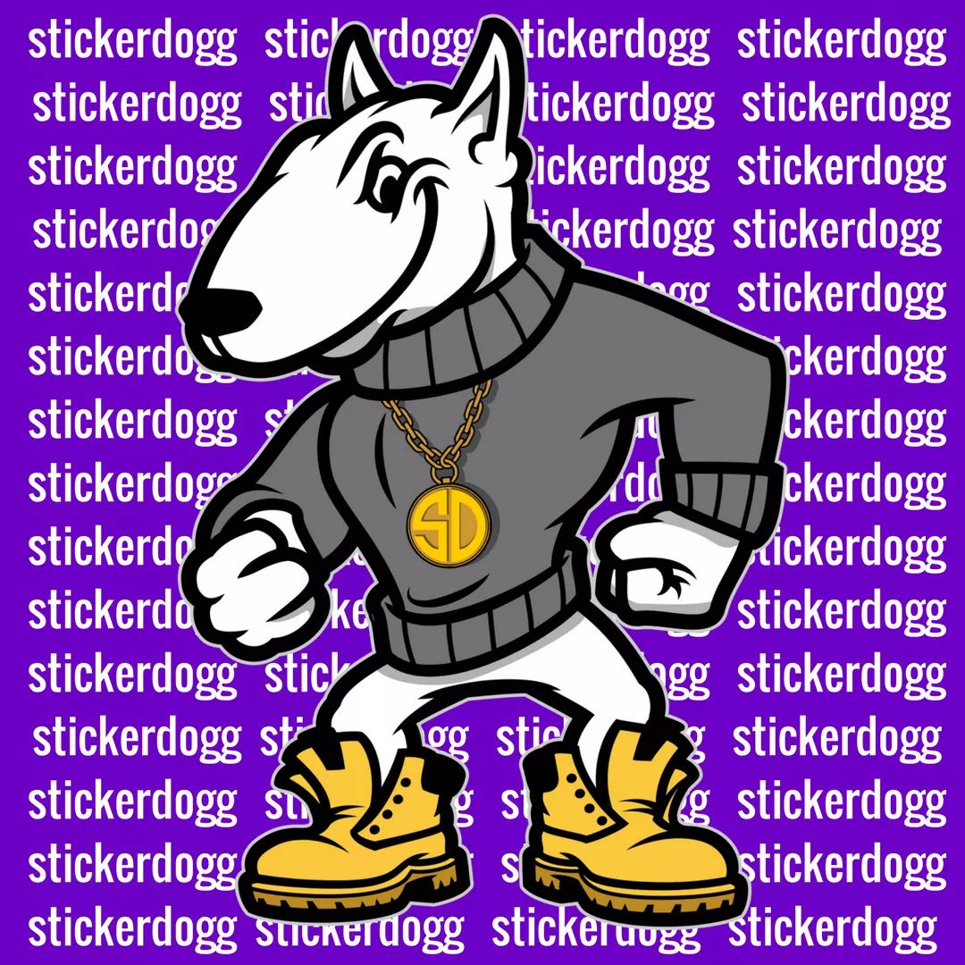 fetch some custom stickers today from <a href="/thestickerdogg/">StickerDogg</a> #decals #merch #branding #promo #stickers #stickerbomb #bandmerch #kustomkulture
