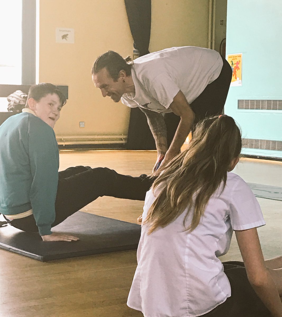 lillingtonschy6's tweet photo. Week 2 of yr6 yoga with @stonemonkeycafe Strengthening, balance and a downward dog challenge! 🙏🏼 #yoga #Year6 #satsprep https://t.co/2G45EI76LP