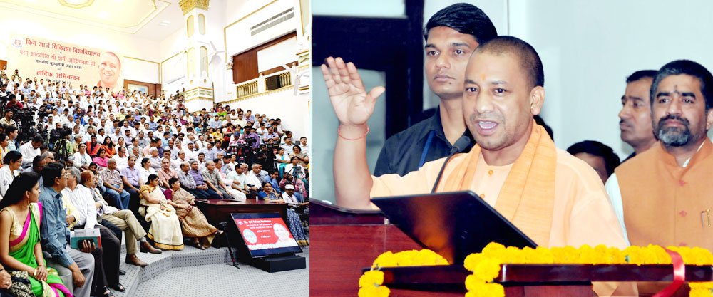 myogiadityanath's tweet photo. आज लखनऊ स्थित के0जी0एम0यू0 के ट्रामा सेण्टर में नव स्थापित 56 वेंटिलेटरों के लोकार्पण समारोह को सम्बोधित किया https://t.co/zVCUnfRUWV