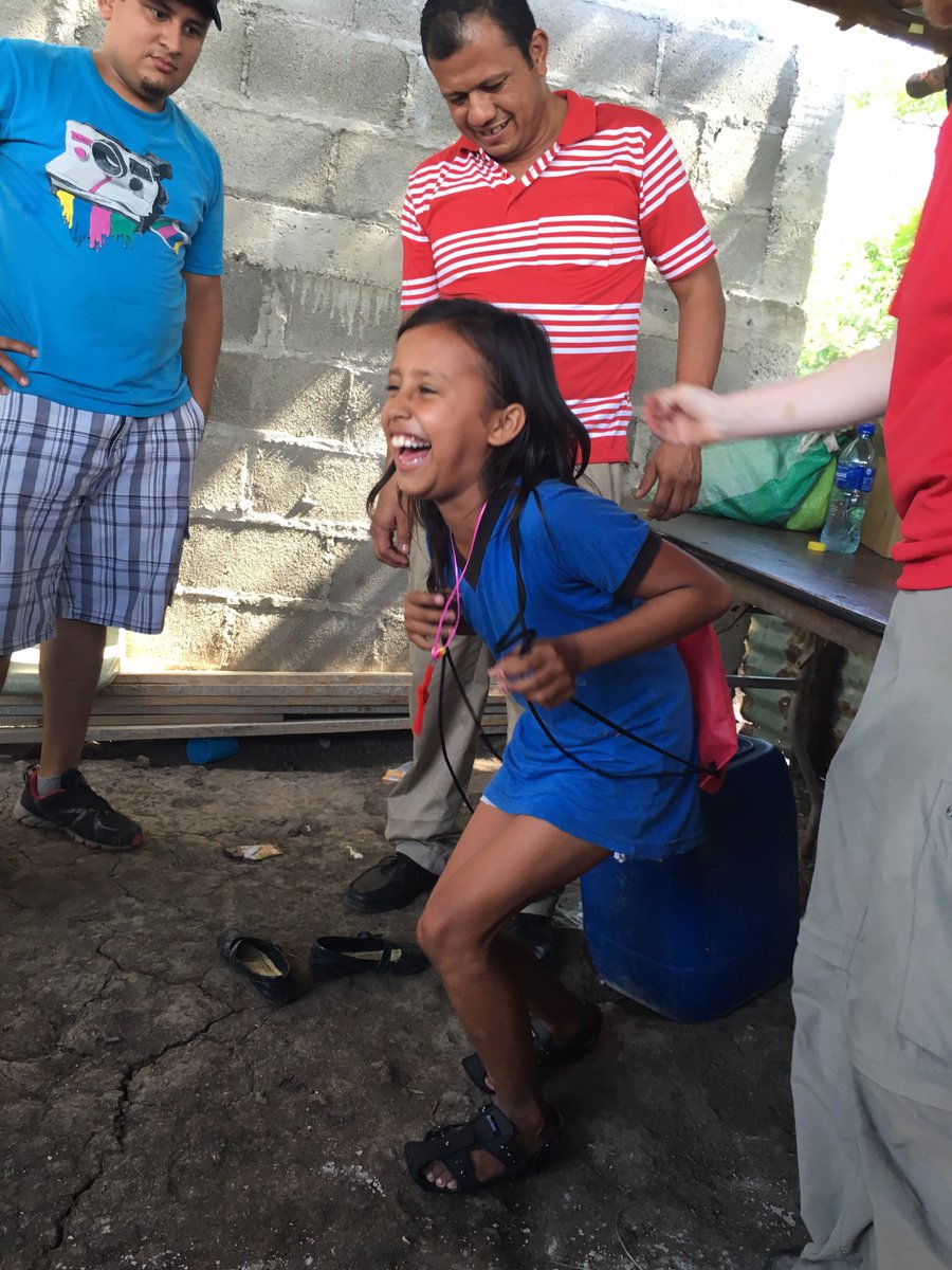 This is why 200 people are doing #WearAPair2017. This girl is all smiles as she gets her FIRST EVER pair of shoes. goo.gl/r2Wj0J