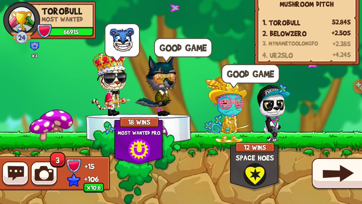 ToroBullSennin's tweet photo. Winners and losers. Ha π @TheFunRun #FunRunArena #ClanBattle #MostWantedPro https://t.co/kRq9kHq7T5