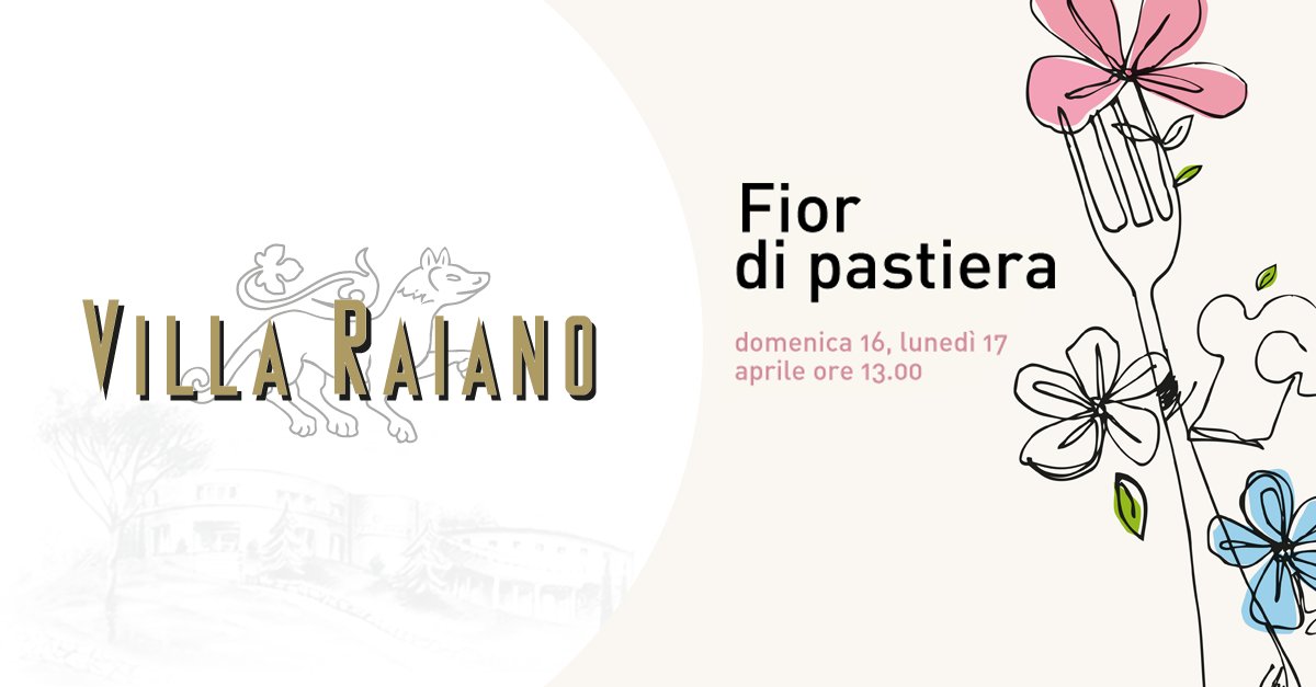 Per le giornate di Pasqua e Pasquetta, <a href="/villaraiano/">Villa Raiano</a> ha preparato due menù tutti da gustare. Scopri di più ➡ ow.ly/KdbL30aAqBf