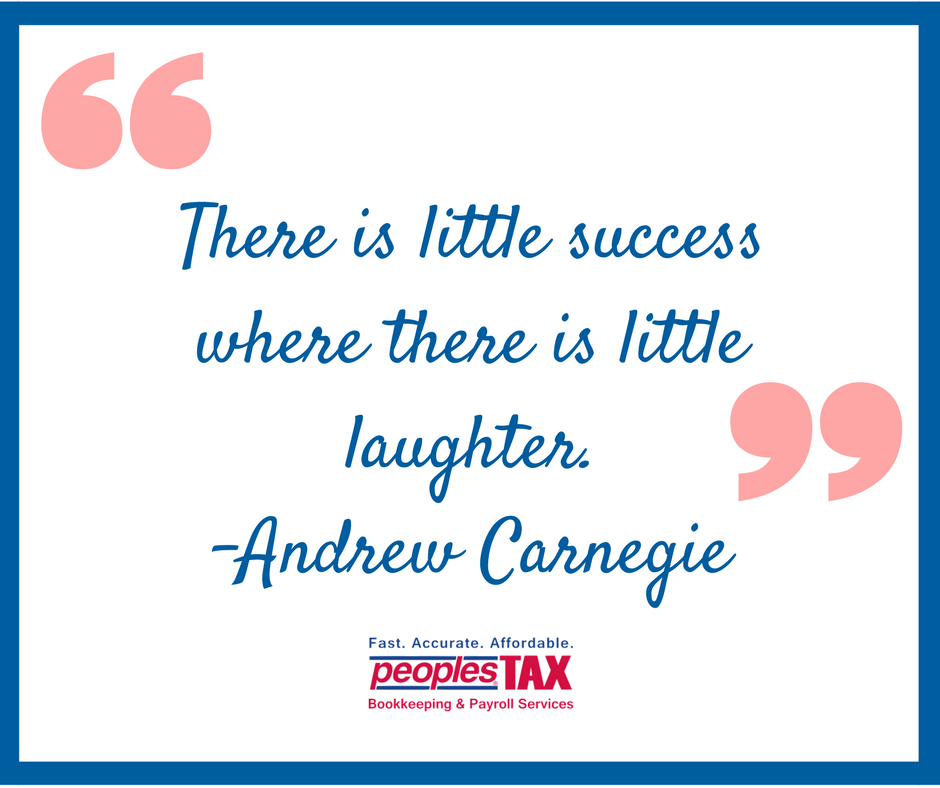 PeoplesTax's tweet image. Happy #LaughAtWorkWeek from all of us at Peoples Tax!