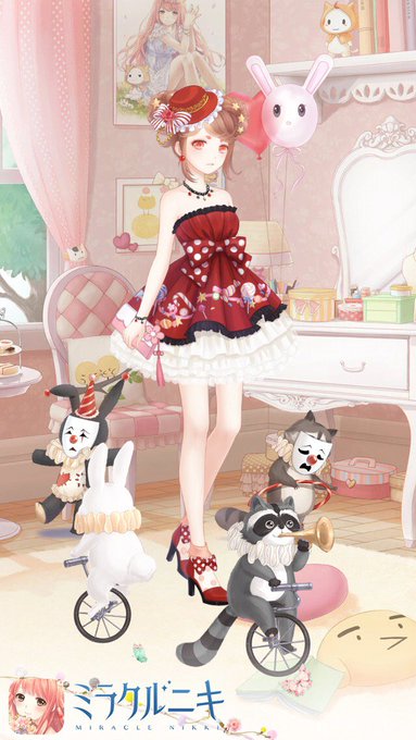 #ミラクルニキ マーベル大陸の天才スタイリストである私にとって、綺麗な洋服が一番手に入れたいものだ〜 (●'◡'●)ノ 