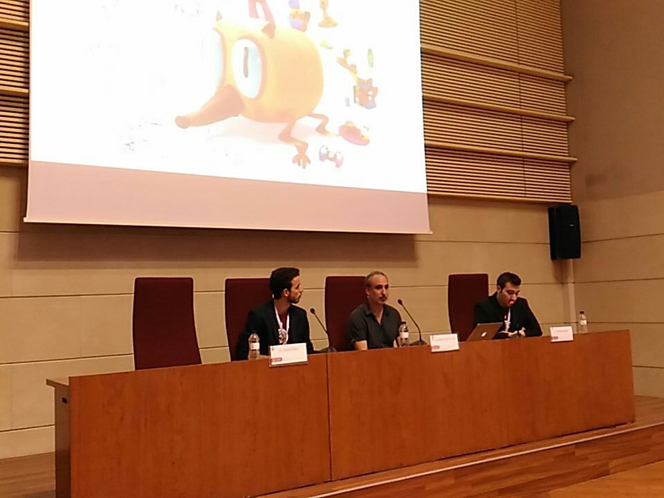 UdLMagazine's tweet photo. Comença la conferència de Guillermo García, creador de Pocoyo. #14SetCom #udlmagazine #pocoyo #udl https://t.co/vRu2nGrJnz