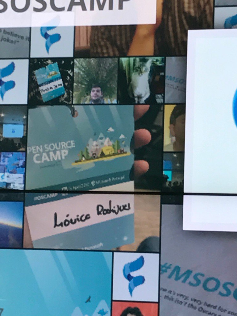 Monica85Rodrig's tweet image. It&apos;s me on screen :D :D #MSOSCamp