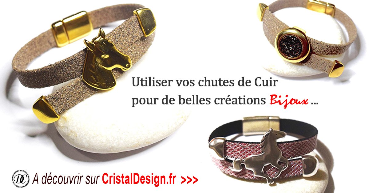 CristalDesignFR's tweet photo. Des #idees créations #bijoux avec vos chutes de #cuirs, de quoi s'occuper pendant les #vacances !!! #bracelet #diy https://t.co/uz07aXwHrG https://t.co/EnGDeNPnzX