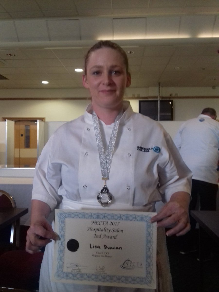 Chefhendas's tweet photo. @gatesheadcoll @NectaChef @the_alig   well done Lisa Silver medal!!!! https://t.co/JqBuDbq6cT