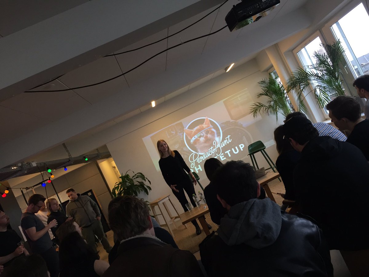 Nickifriisw's tweet photo. Product Hunt 1st Copenhagen meetup #phmeetup https://t.co/RWMzK9R9vD
