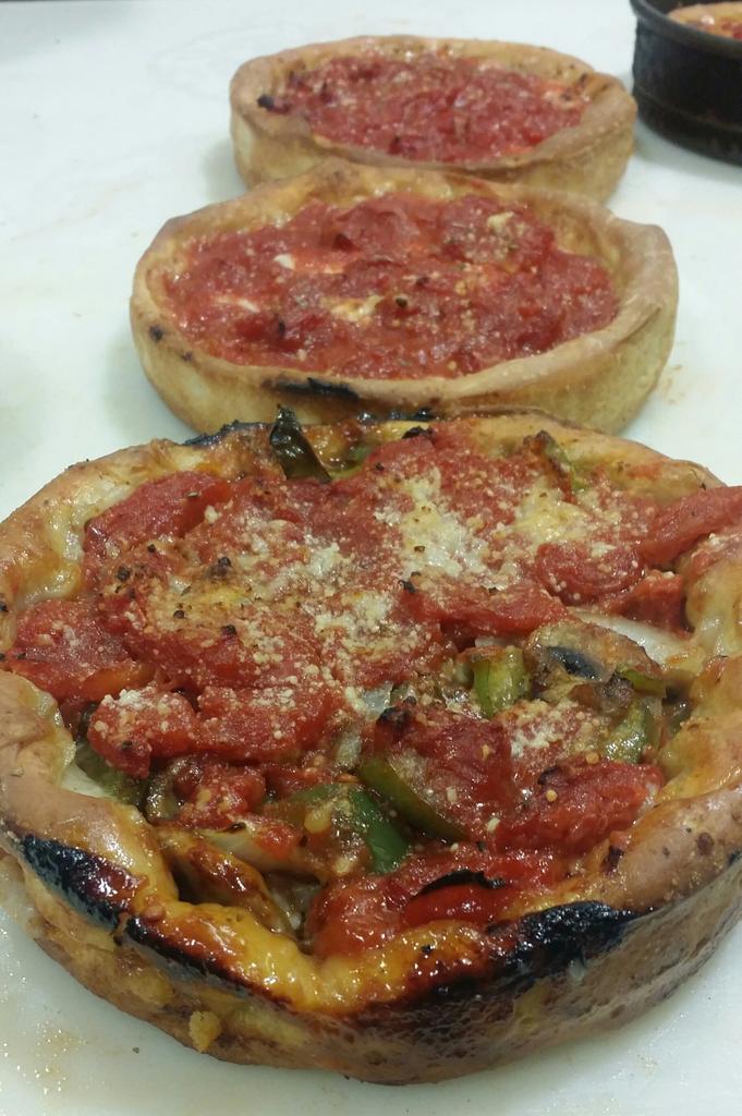 Happy Deep dish pizza day on Ellis across from the bookstore