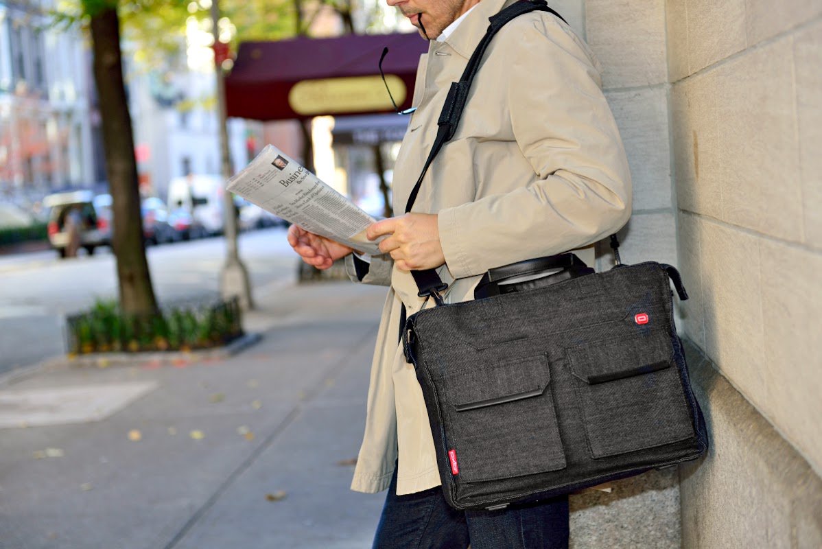 Oxio Sheenko II Laptop Briefcase Dark Gray Oxio Sheenko II Laptop Briefcase Dark Gray