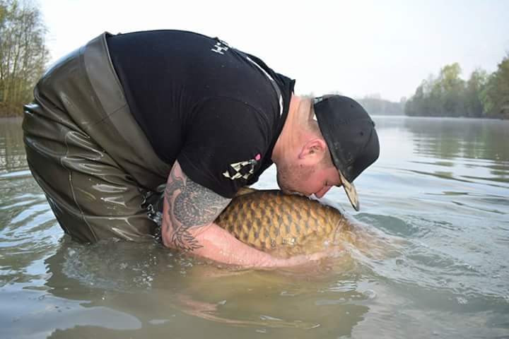 A fond farewell... what a carp! #TeamBaitTech #BaitTechCarp #TripleN #Fishing
