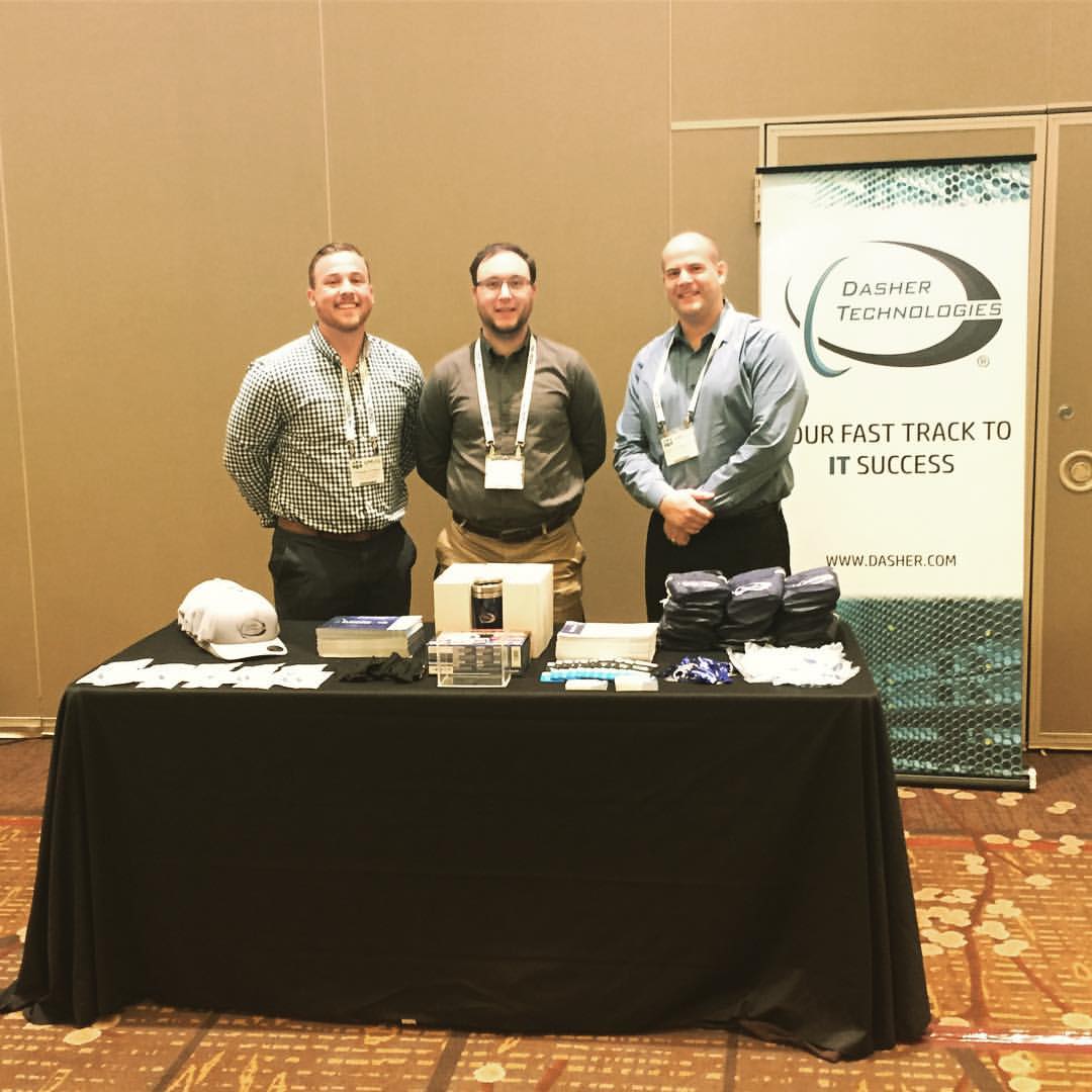 dashertech's tweet photo. Come visit our "smart guys" & "pretty guys" at @SeattleVMUG to hear about our #datacenter #ITsolutions! #SEAVMUG #Seattle @MyVMUG https://t.co/KCgYukt54v