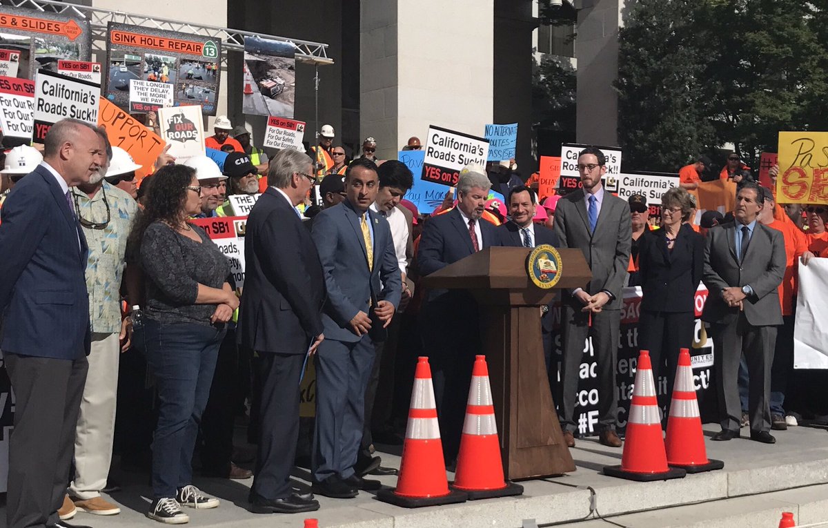 CSAC_Counties's tweet photo. .@dickforster60 re #SB1 "@AmadorCountyInf roads are crumbling. We need to pass this bill to @FixCARoads." https://t.co/cYtvvyJKFM