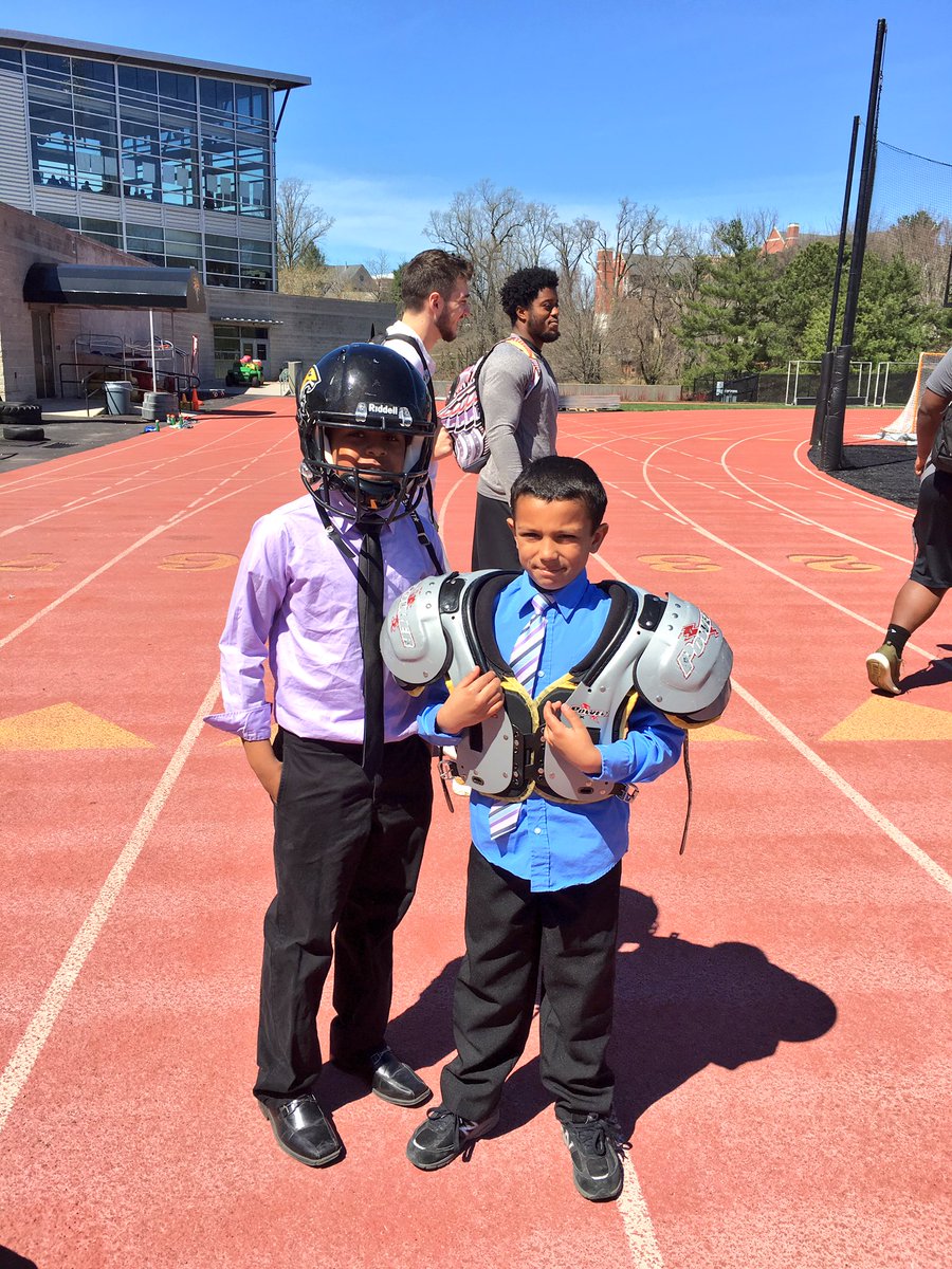Connelly_BCPS's tweet photo. Thank you @Coach_Ambrose for surprising us &amp; taking us onto the field! We will talk about this forever!  #actsofkindness https://t.co/N4iLzHgrKD