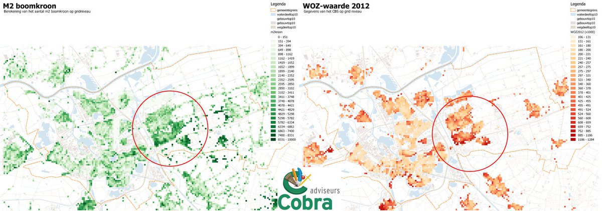 JoostVerhagen's tweet image. Boomkronen vs WOZ-waarde; wie zegt dat #bomen geen waarde hebben moet nog 's even goed naar de plaatjes kijken @TrouwGroen @VitaleGroenStad