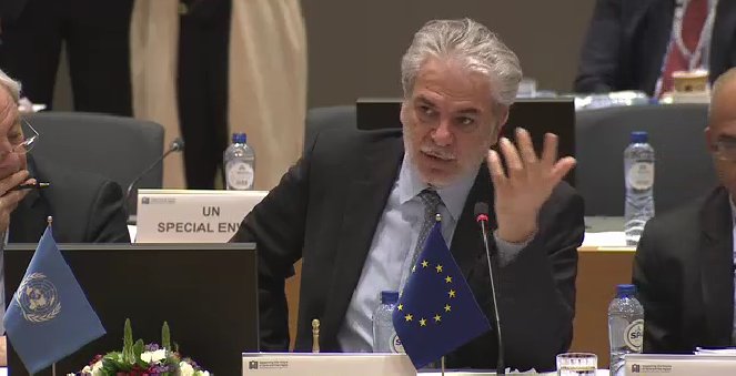 StylianidesEU's tweet image. Pleased to announce the overall pledge from #SyriaConf2017: $6
billion of aid for 2017. The world tells the Syrian people: You&apos;re not alone!