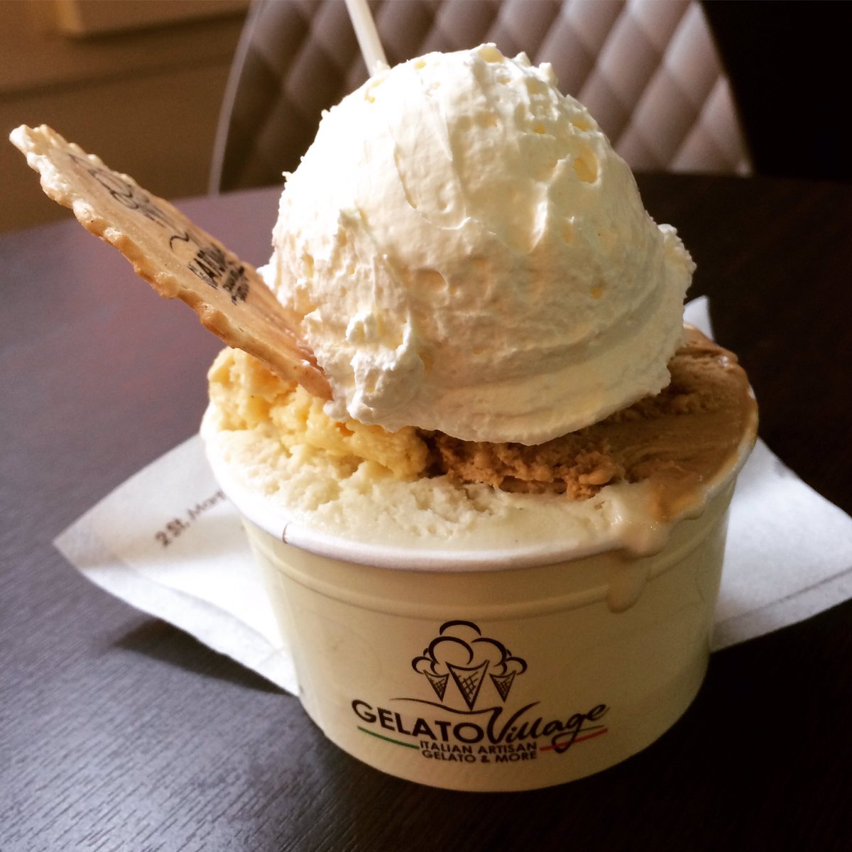 Apparently it's #NationalCaramelDay! What combo will you make with our salted caramel gelato?
