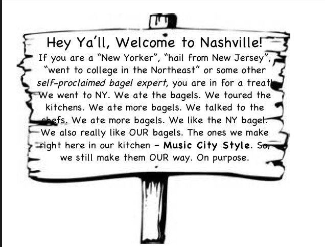 bagelfacebakery's tweet photo. We got a new sign for the bakery! #EastNashville #NYBagel #Bagel #NewYork https://t.co/5uL1wg7G8Q