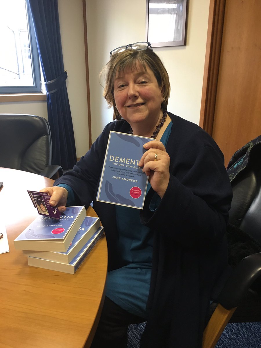 ECFScotland's tweet image. Fascinating listening to @ProfJuneAndrews talk about her book Dementia The One-Stop Guide at our monthly meeting tonight. A must read!