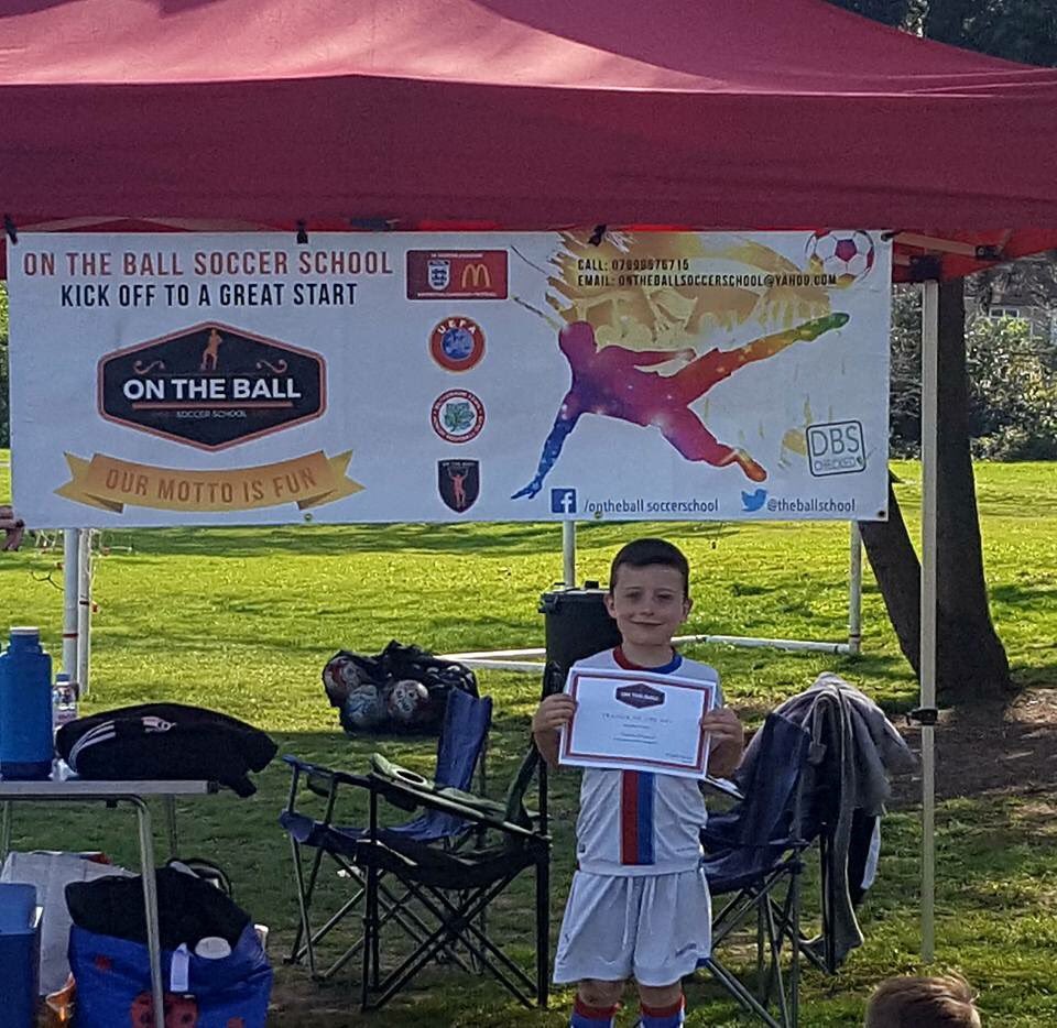 Theballschool's tweet image. Our fabulous trainers of the day! Well done boys! ⚽️⚽️