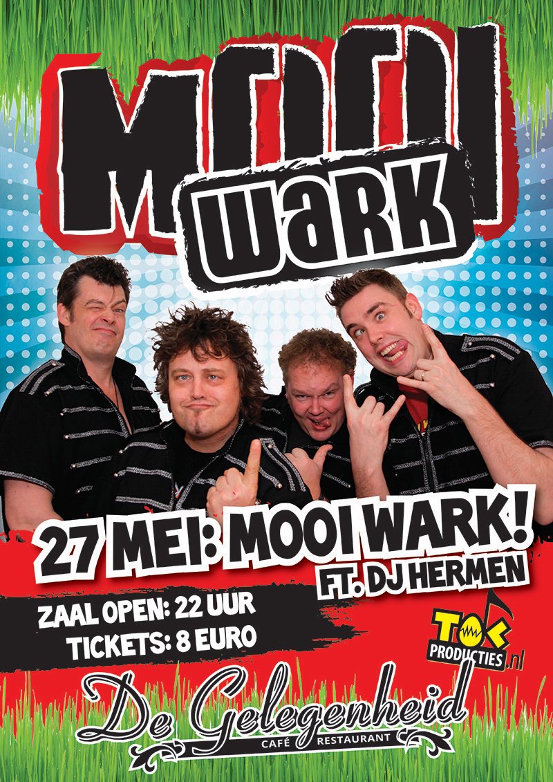 DeGelegenheid's tweet photo. BAM! @mooiwark en @DJHermen in da house op 27 mei! https://t.co/U47es3DvAv